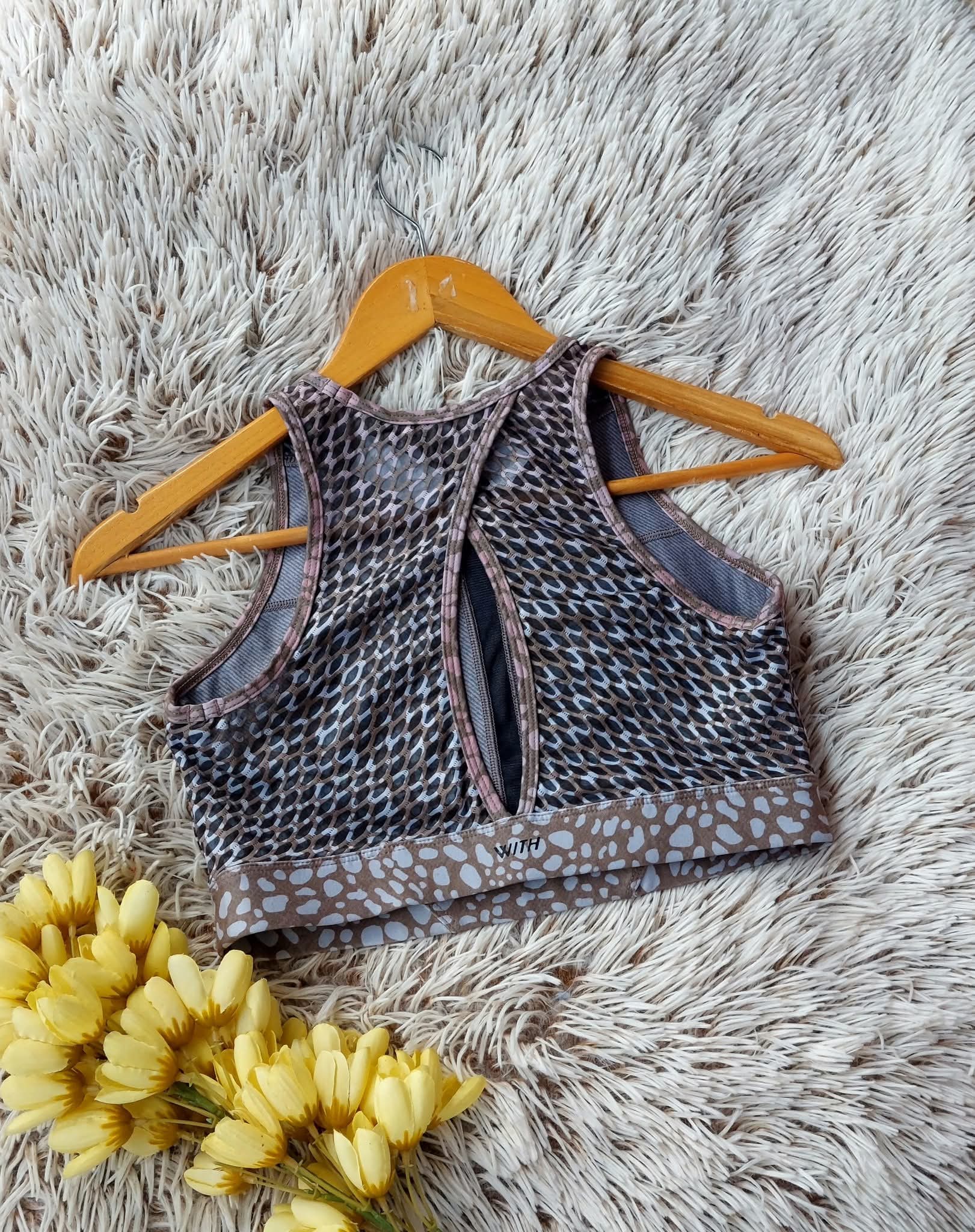 TOP CAFÉ ANIMAL PRINT