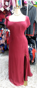 Vestid Color vino liso