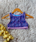 TOP LILA CON ESTAMPADO