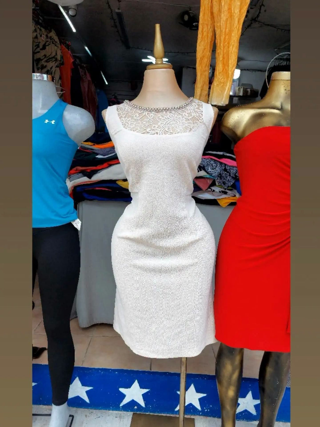 Vestido de Fiesta Marfil con