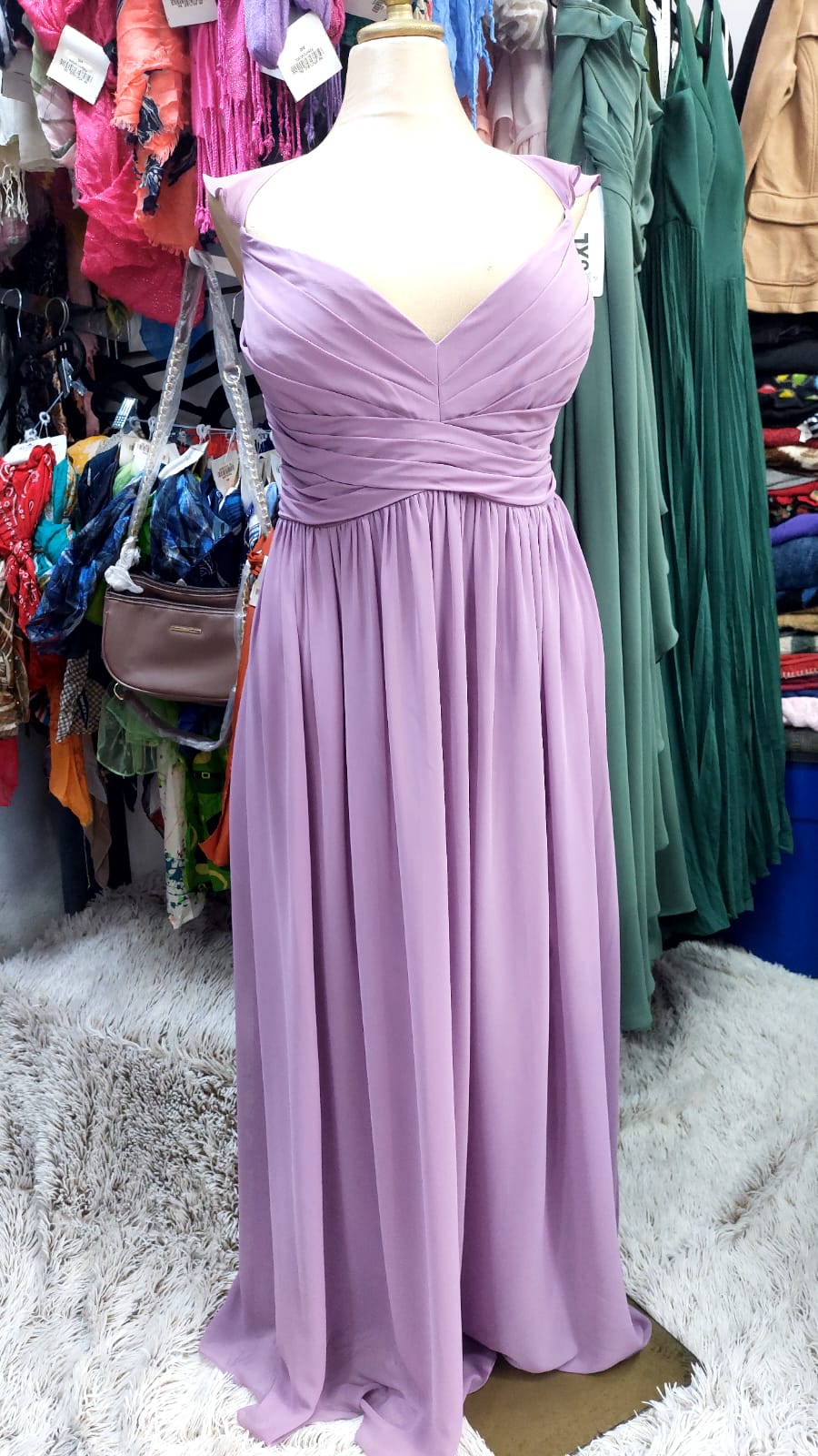 Vestido color lila