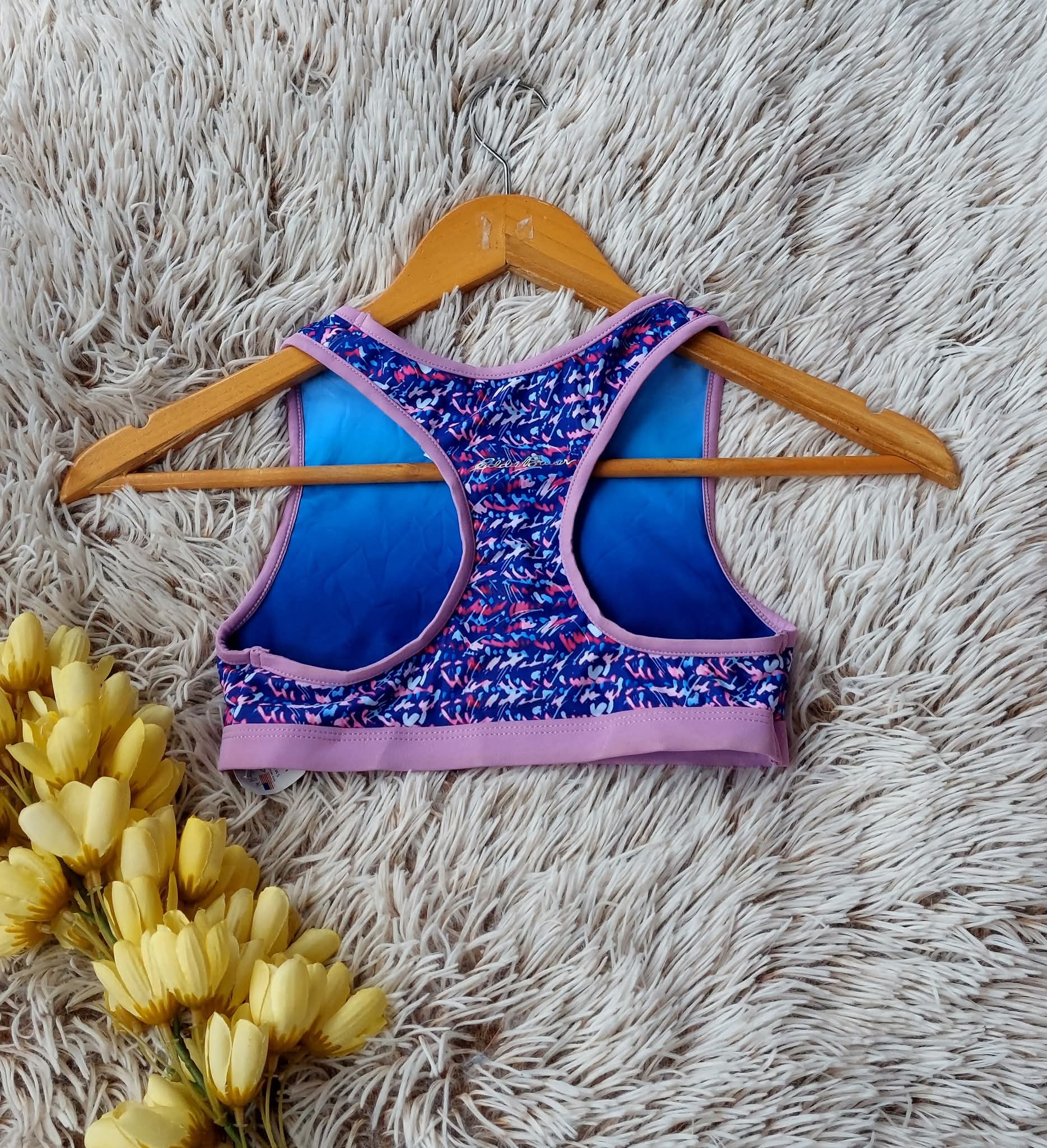 TOP LILA CON ESTAMPADO