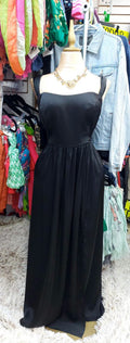 Vestido negro tirante ancho